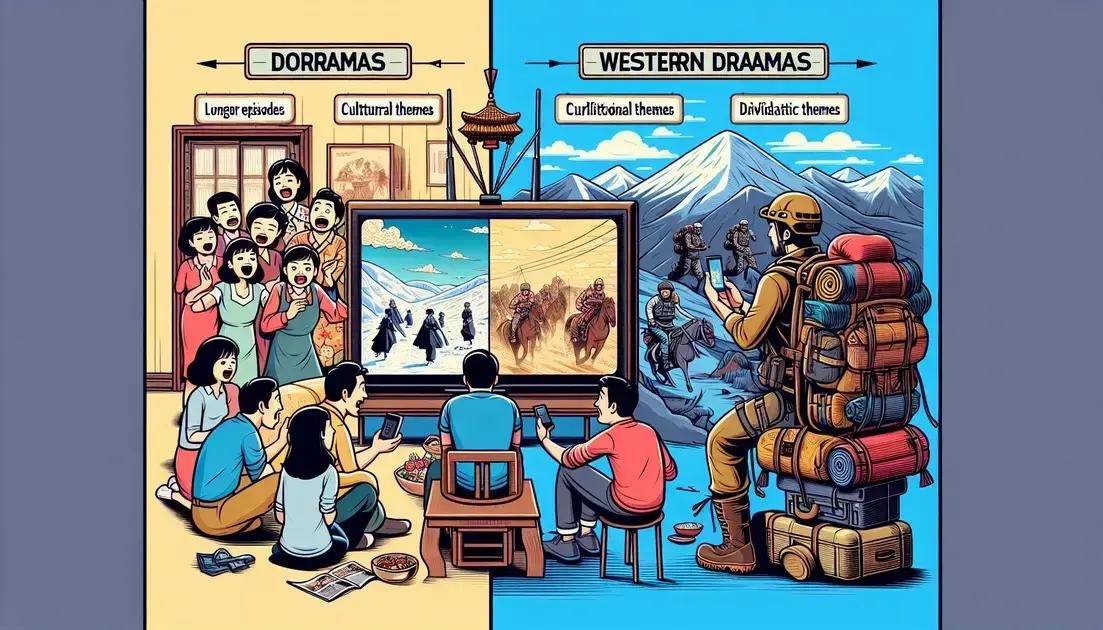 Comparing Doramas and Western Dramas: Key Differences